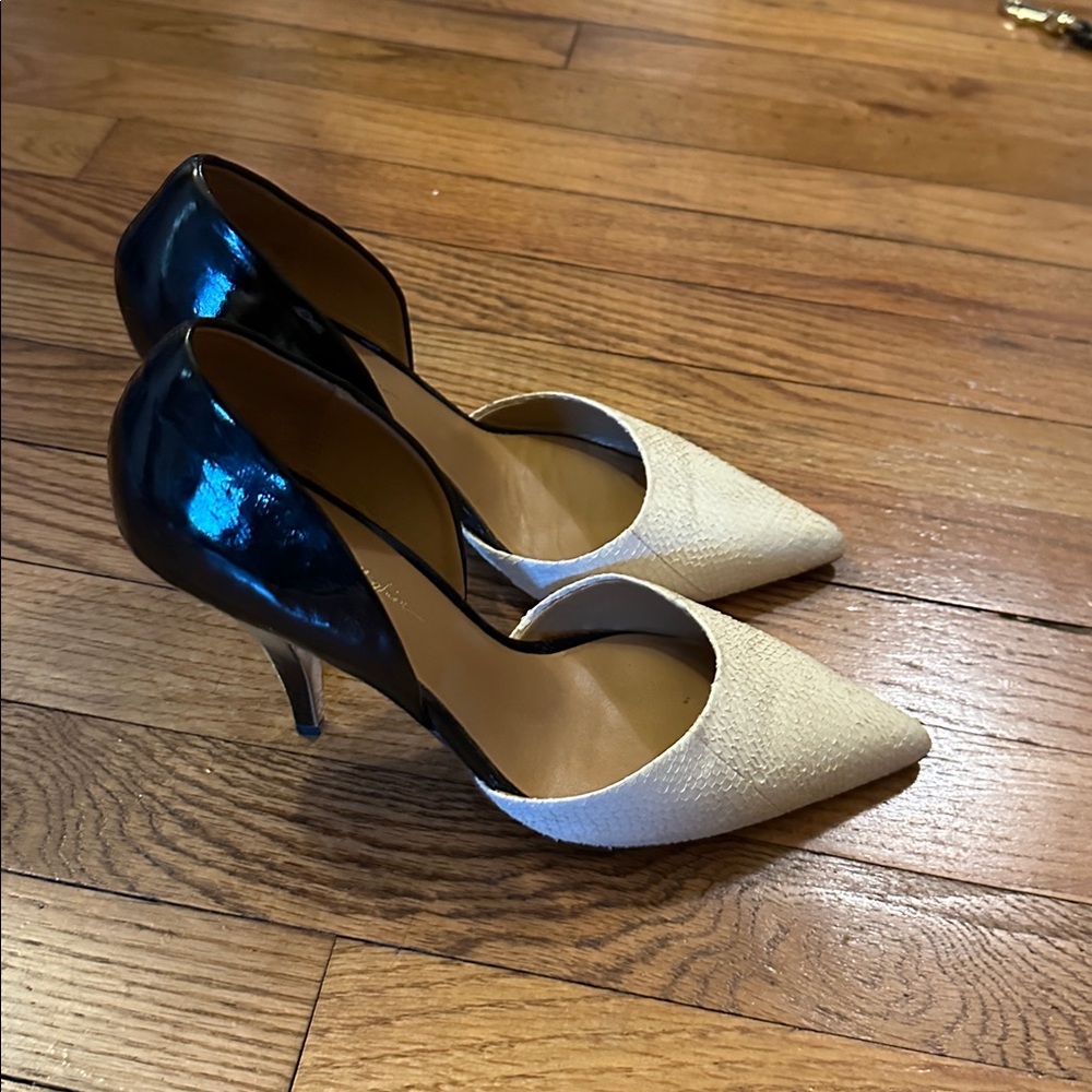 3.1 Phillip Lim Black and Cream Heels